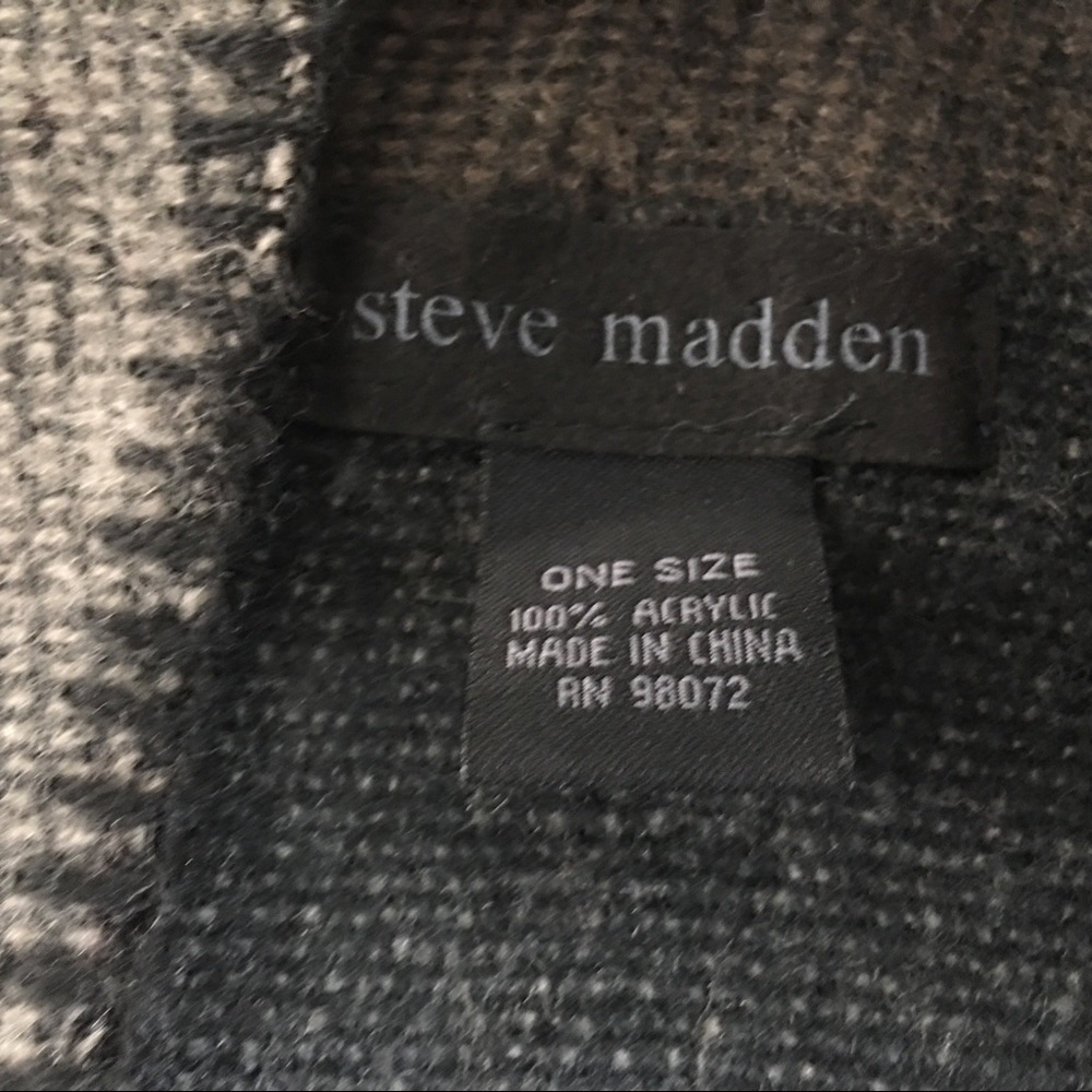 Steve Madden  Plaid Cape Poncho Coat Lagenlook SML - Picture 6 of 6